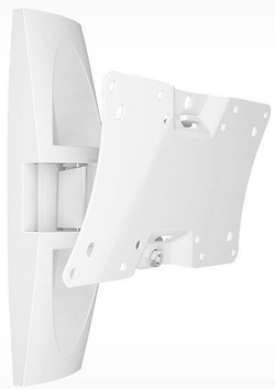 Кронштейн для телевизора Holder LCDS-5062, 19-32", настенный, поворот и наклон, белый