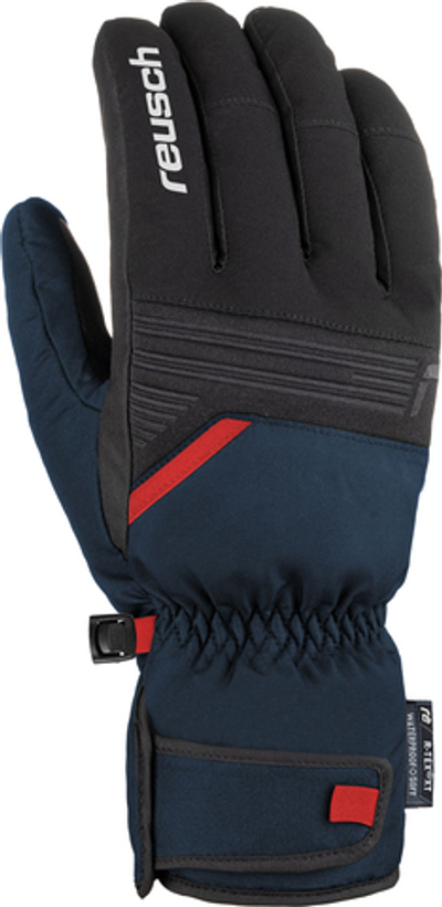Перчатки горнолыжные REUSCH Bradley R-Tex Xt Dress Blue/Fire Red (inch (дюйм):10)