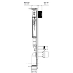 Комплект подвесной безободковый унитаз Azario Teramo AZ-8010-1000+AZ-0053-UQ с микролифтом + система инсталляции без кнопки смыва