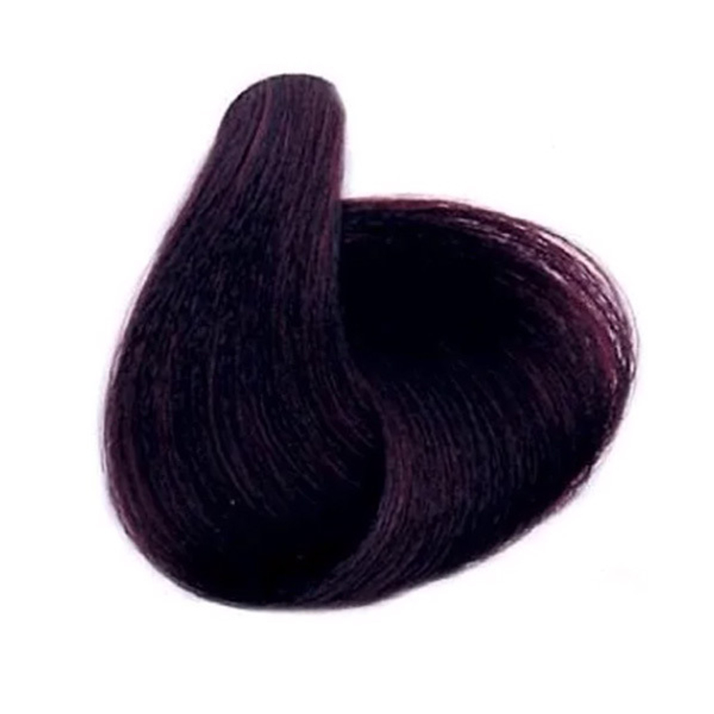 Стойкая без аммиачная краска Оттенок 4.62 Красно-фиолетовый каштан Green Light Tonality Soft Color Ammonia Free Coloring Cream Red Irise Brown 100мл