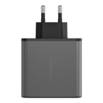 Сетевое зарядное устройство Energea AmpCharge GaN100 мощностью 100 Вт (2 USB-C, USB-A) (GaN) Многопортовый мощный адаптер питания. Есть поддержка PD 3.0, QC 3.0 и PPS
