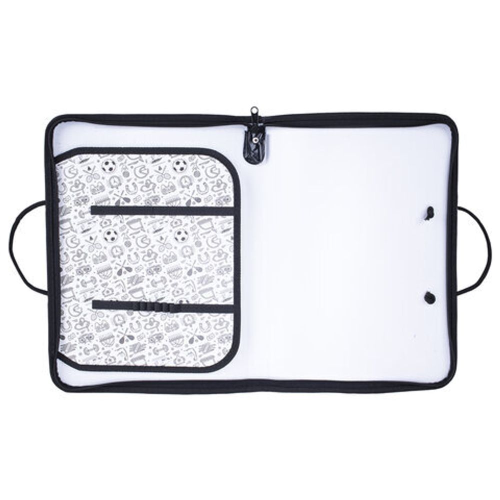 Папка для труда на молнии с ручками ПИФАГОР А4, 1 отделение, пластик, органайзер, "Race", 270880