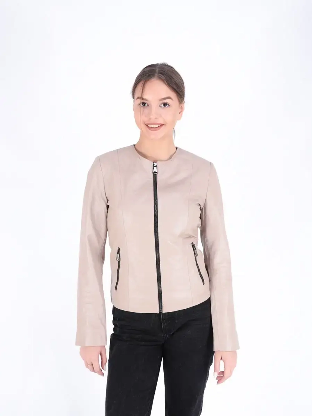 Куртка женская из натуральной кожи