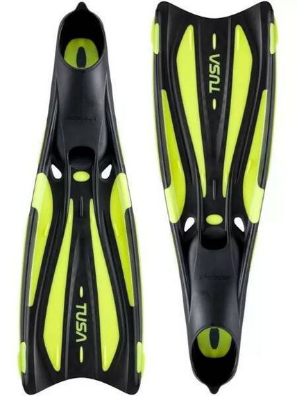 Ласты TUSA Solla FF-23 с закрытой пяткой черный/желтый