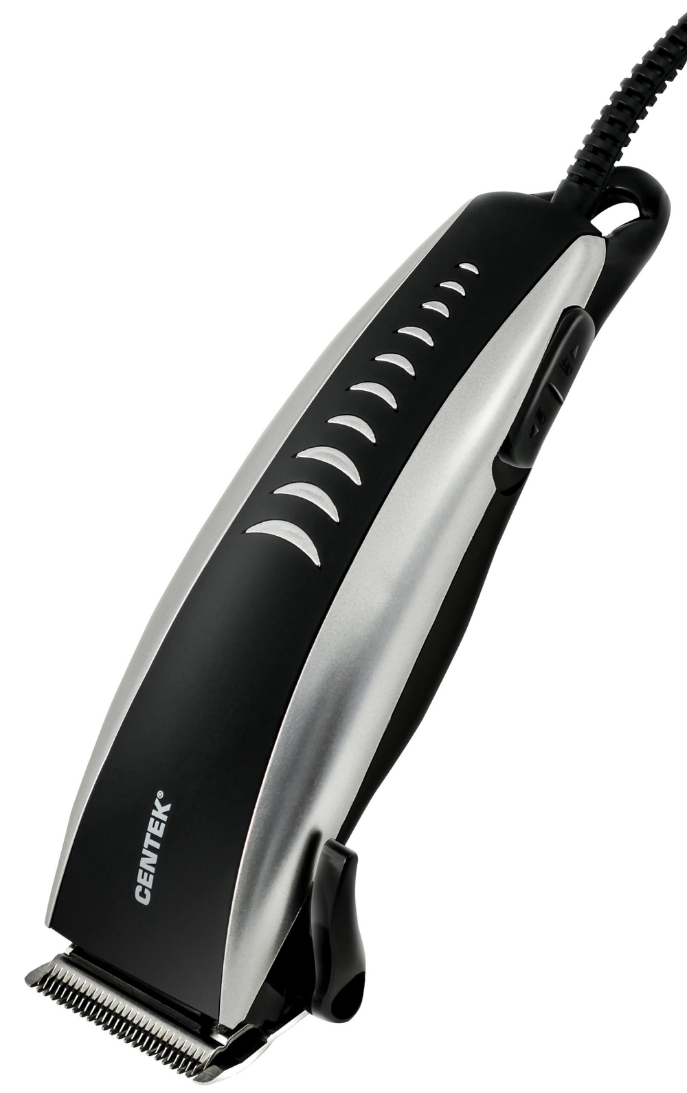 Машинка для стрижки CENTEK CT-2123 (чёрный/серебро)