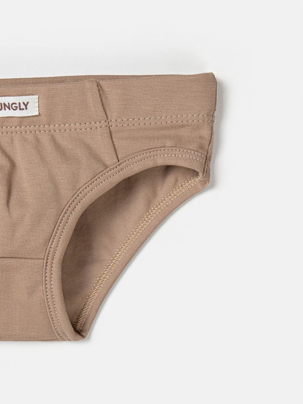 Комплект трусов для мальчиков "Темный беж/Малахит" 2 шт