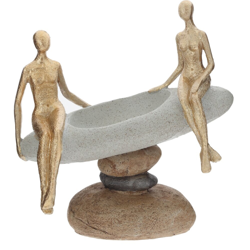 Фигурка декоративная Влюбленная пара с подставкой для мелочей