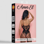Боди-комбинезон с доступом Amor El Murzia, ажурная сетка, S-L
