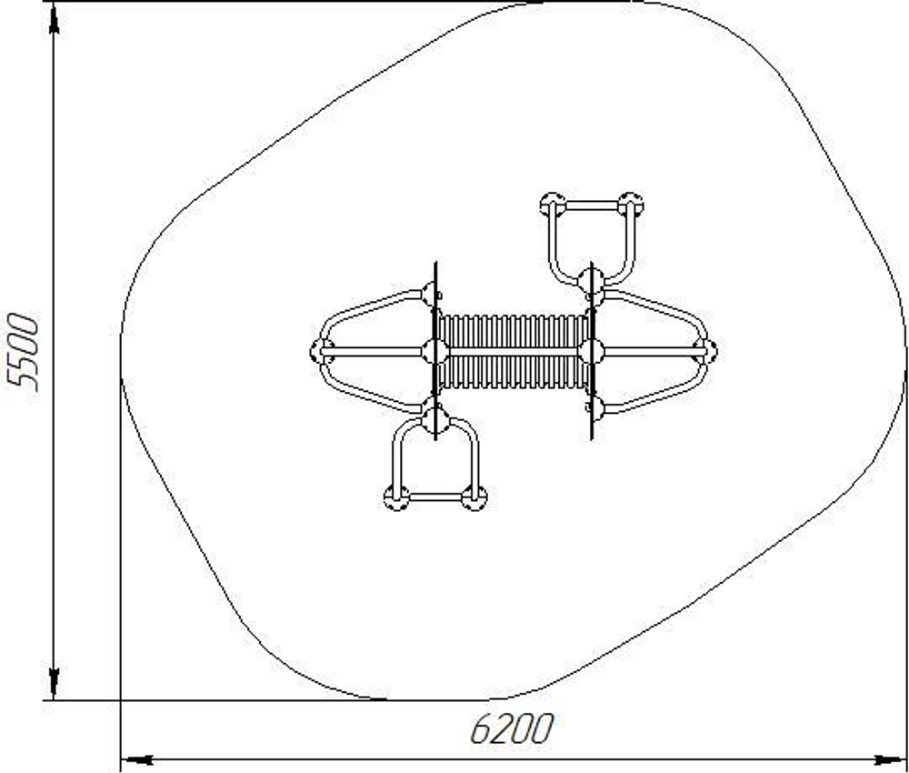 Детский спортивно-игровой комплекс для улицы серия "Сфера" Romana 057.17.00
