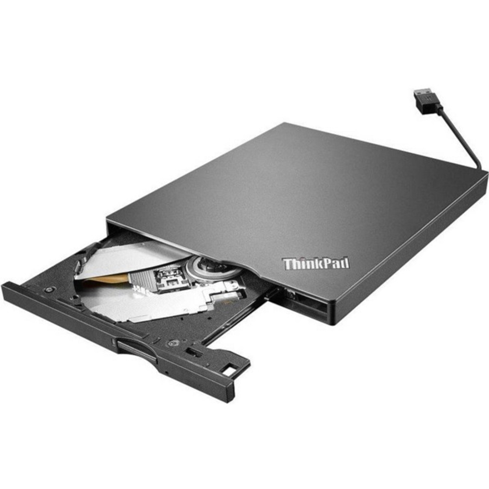 Внешний оптический привод DVD+-RW Lenovo ThinkPad UltraSlim, USB2.0, черный (4XA0E97775)