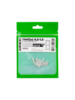 Гильзы медные ГМЛ(о) 0.5-1.5 (10шт) AWG(22-16), , Max Вт ARNEZI A0110250