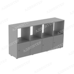 серый двусторонний