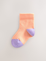 Носки для малышей Next E48-278, 5 шт., Розовый, Салатовый