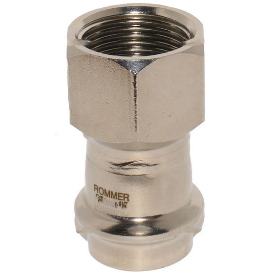 Муфта пресс Rommer 18x3/4" ВР с внутренней резьбой из нержавеющей стали (RSS-1022-001834)
