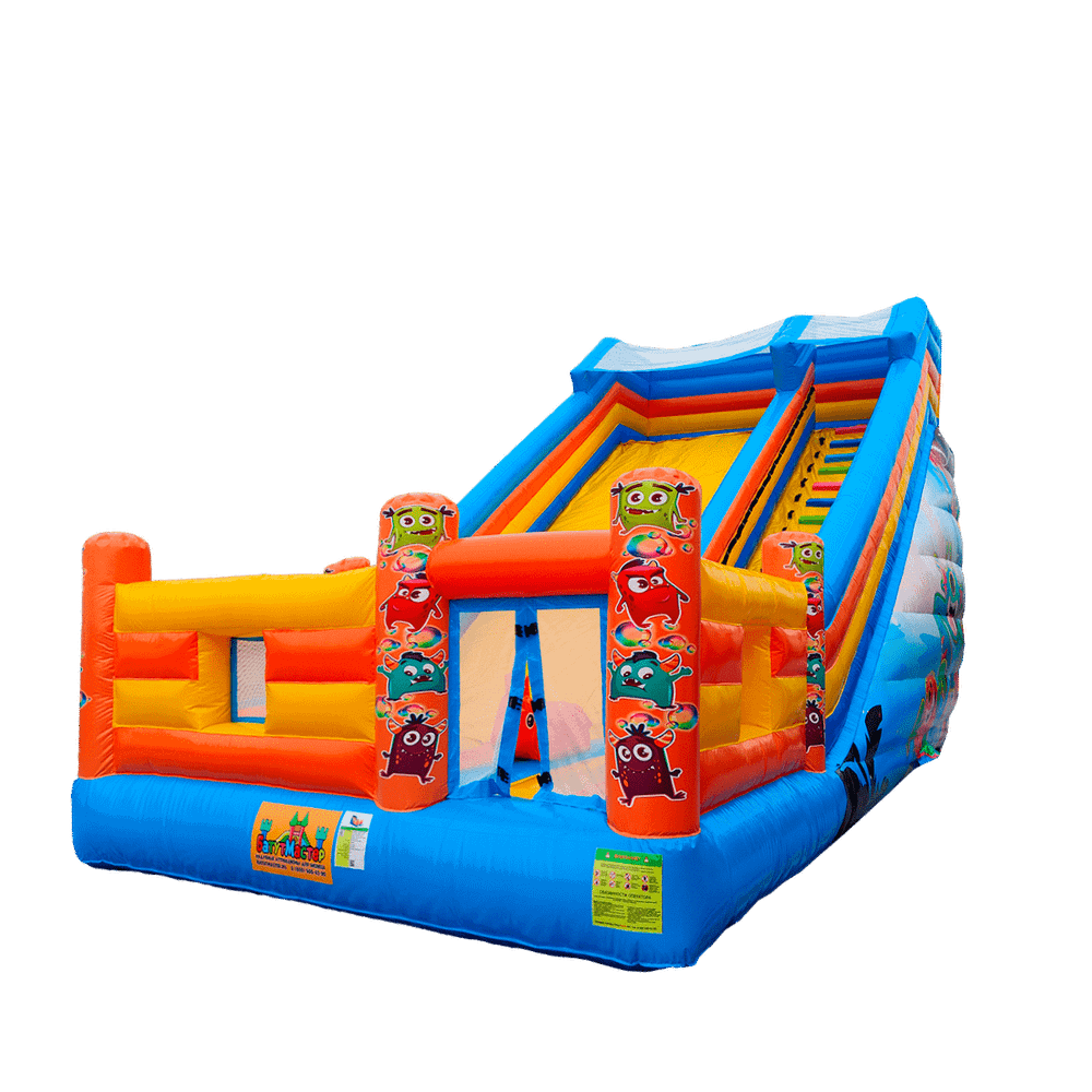 Надувной батут-горка «Супер-волна ST» 10*5*6,8 м.