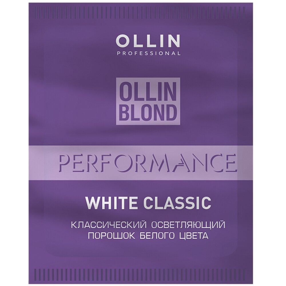 OLLIN BLOND PERFORMANCE White Classic Классический осветляющий порошок белого цвета 30г (2 шт)