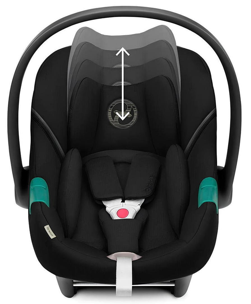 Коляска Cybex Balios S Lux BLK complete Aton S2 Moon Black 3 в 1 Moon Black с дождевиками