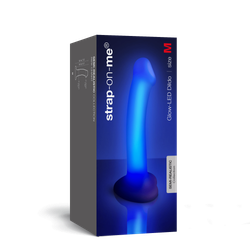 Светящийся фаллоимитатор Strap-on-me Glow-Led Dildo
