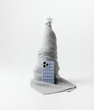 Чехол ICE CUBES (голубой) для iPhone