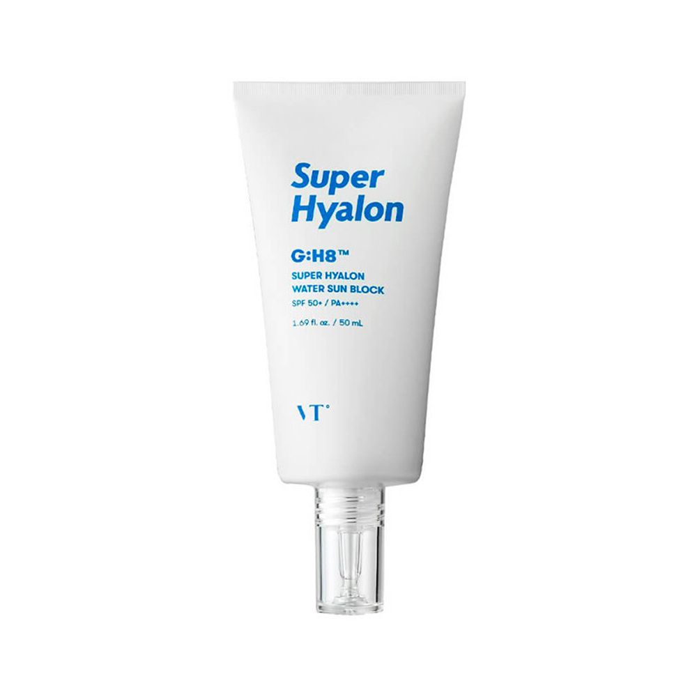 VT Cosmetics Super Hyalon Sun Block SPF 50+ PA++++ увлажняющий солнцезащитный крем с гиалуроновой кислотой