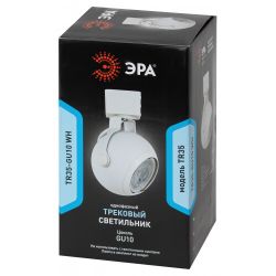 Трековый светильник однофазный ЭРА TR35-GU10 WH под лампу MR16 белый