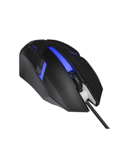 Exegate EX289491RUS Мышь ExeGate Gaming Standard Laser GML-17 (USB, лазерная, 1200dpi, 3 кнопки и колесо прокрутки, длина кабеля 1,5м, черная, Color box)