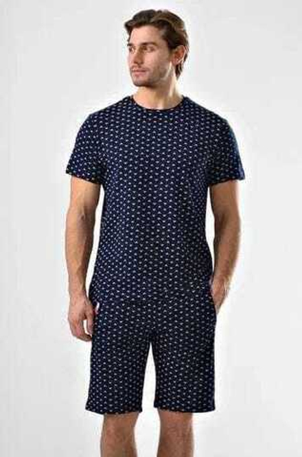 Пижама мужская шорты+футболка 88179