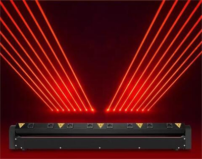 Вращающаяся лазерная панель 8*500mW (красный), Big Topper