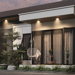 214972 Светильник URBANO LED 10W 1175LM ЧЕРНЫЙ 3000K IP65