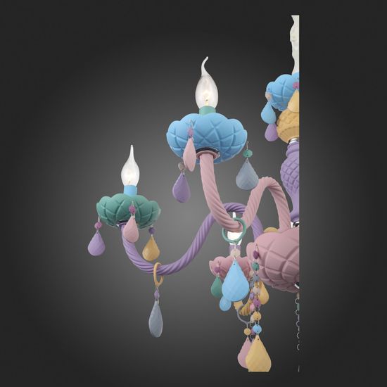 SL1700.783.06 Люстра подвесная ST-Luce Разноцветный E14 6*40W FIATA