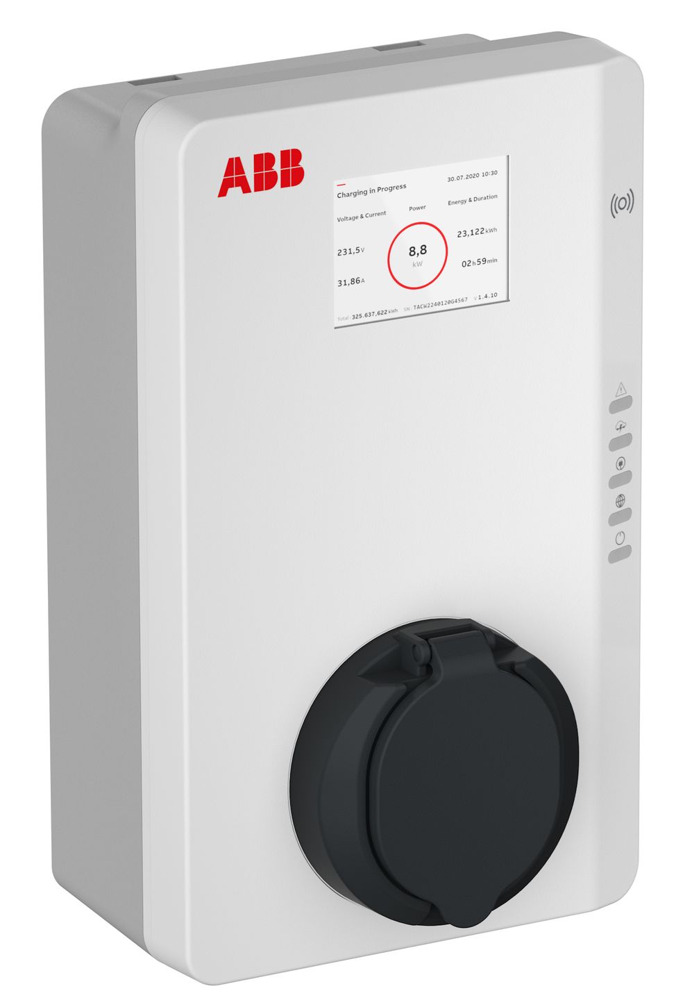 Зарядная станция ABB Terra AC W22-S-RD-MC-0 Wallbox (6AGC081282)