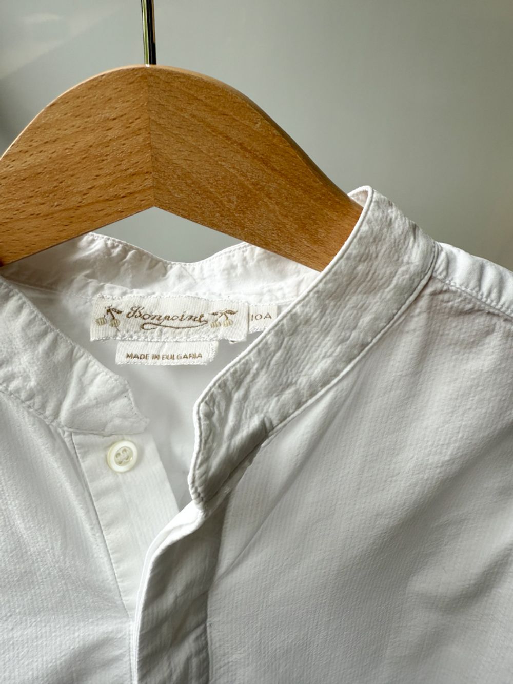 Хлопковая рубашка Bonpoint, 140