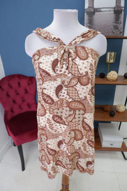 Сарафан с принтом 44 размер