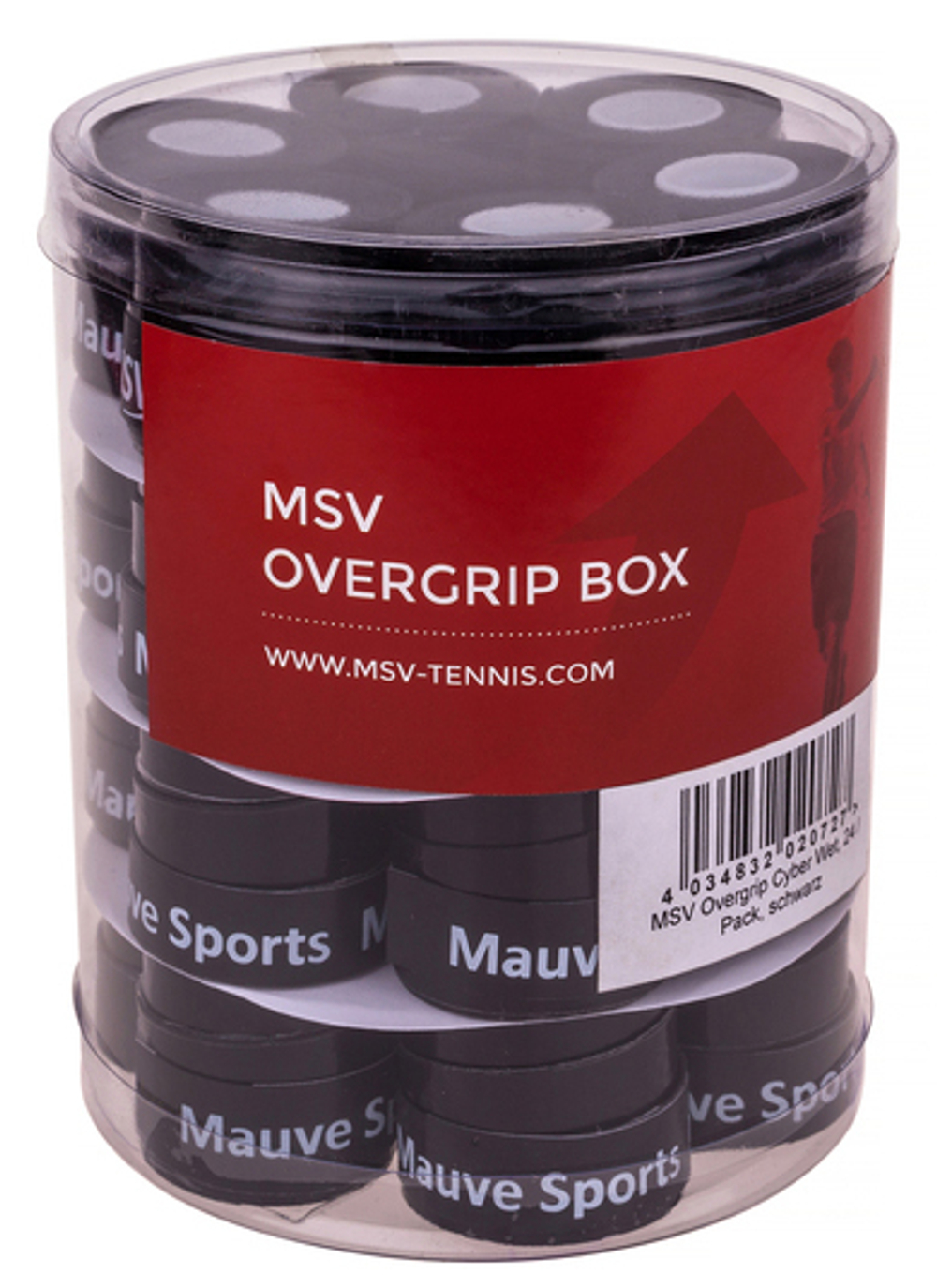 Теннисные намотки MSV Cyber Wet Overgrip black 24P