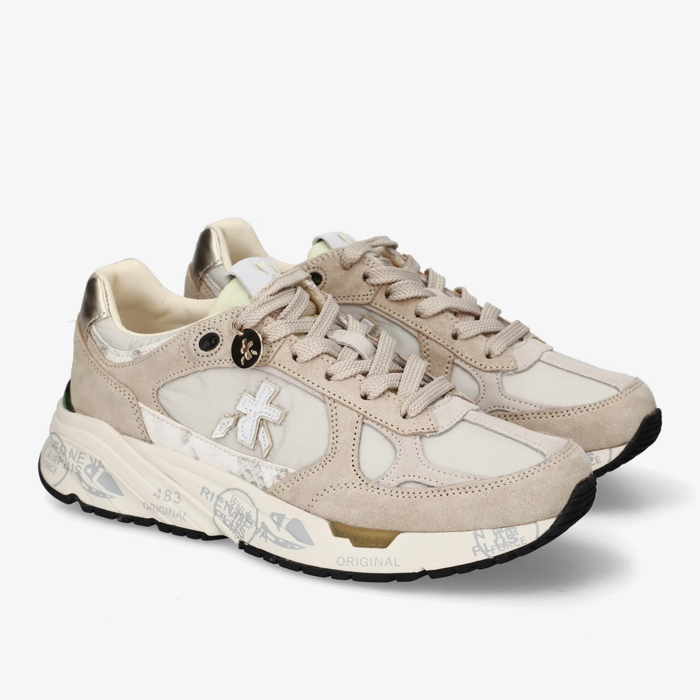 Комбинированные кроссовки Premiata Mase-d 8116 на шнуровке