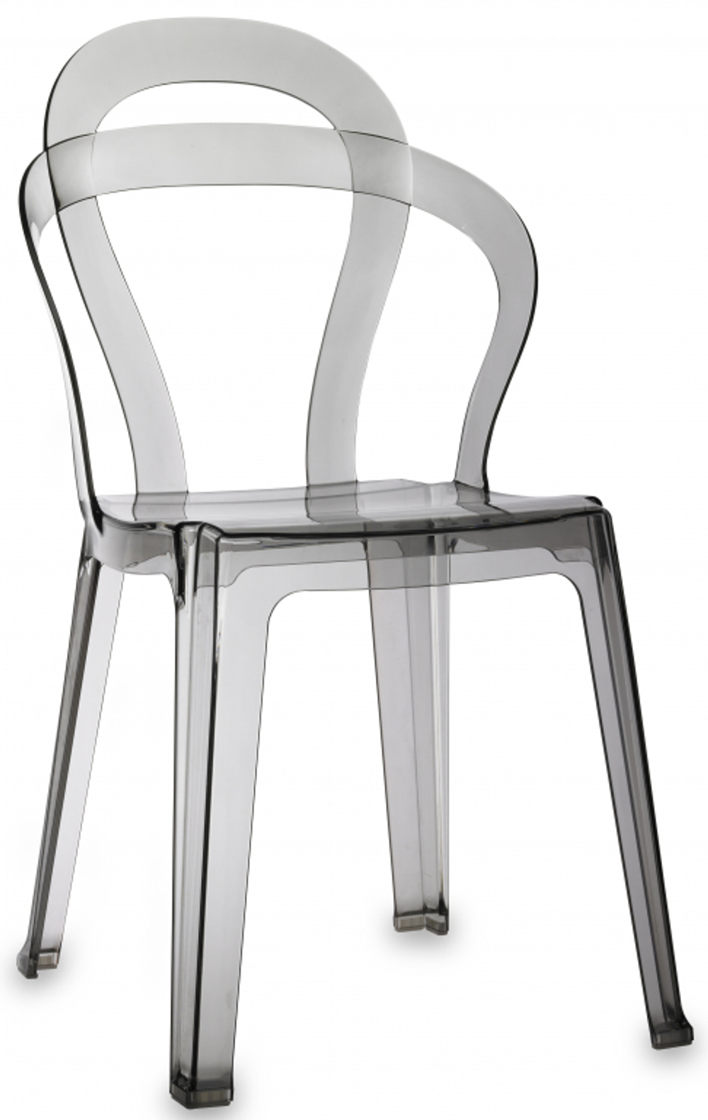 Стул прозрачный Scab Design Titi, серый