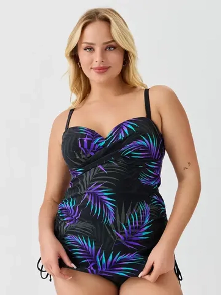 Купальник раздельный танкини закрытый