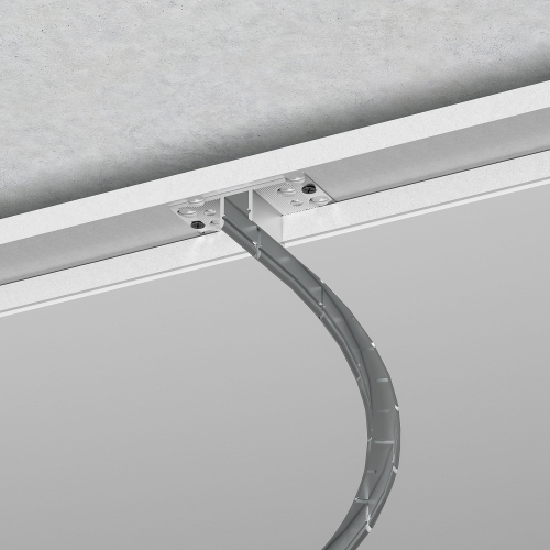 LL-2-ALP024 Встраиваемый гибкий алюминиевый профиль под ГКЛ 9,5 мм (под ленту до 9,5 мм) LL-2-ALP024