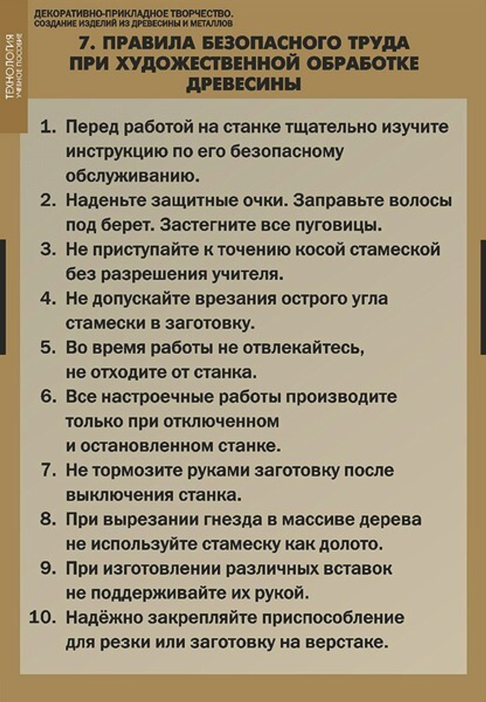 Декоративно-прикладное творчество. Создание изделий из древесины и металлов (16 таблиц + CD)