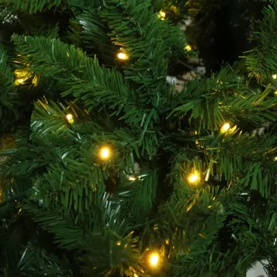 Ёлка «Свет в ночи» 120 см, ПВХ (300 веток) 120 ламп LED (свечение-Теплый белый)