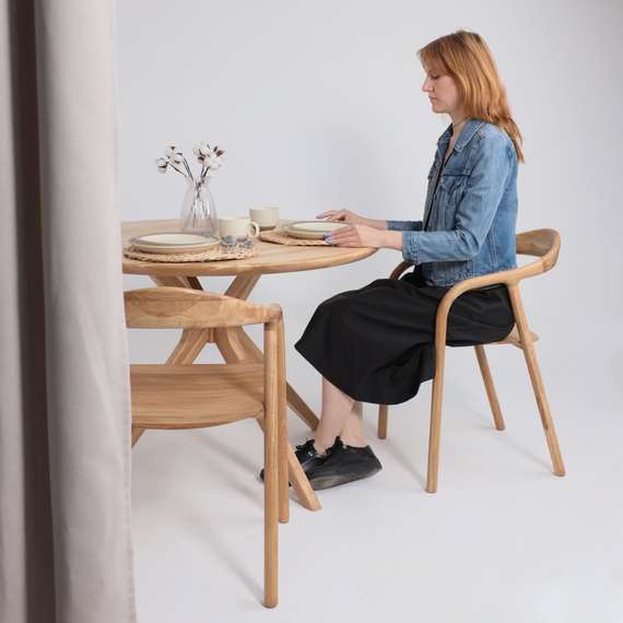 Стул Esse из массива дуба, светлый