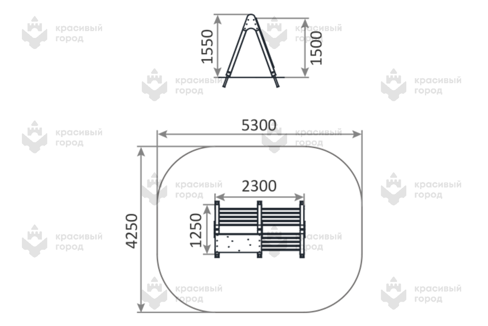 Стенка для перелазанья тип-3
