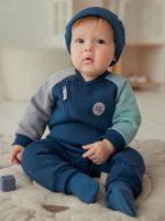 Комбинезон-косуха Колор блок "Деним" утепленный 0+