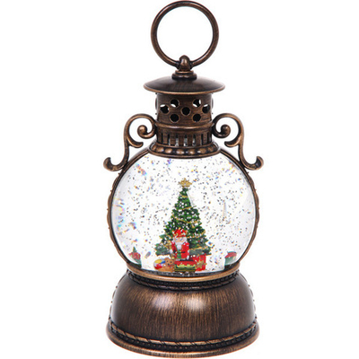Сувенир с подсветкой «Восточный шик» 10,5*10,5*20 см, мелодия, подсветка, эффект снегопада (работает от 3*АА, USB)
