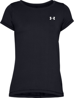 Женская теннисная футболка Under Armour HeatGear Armour SS Women - Black