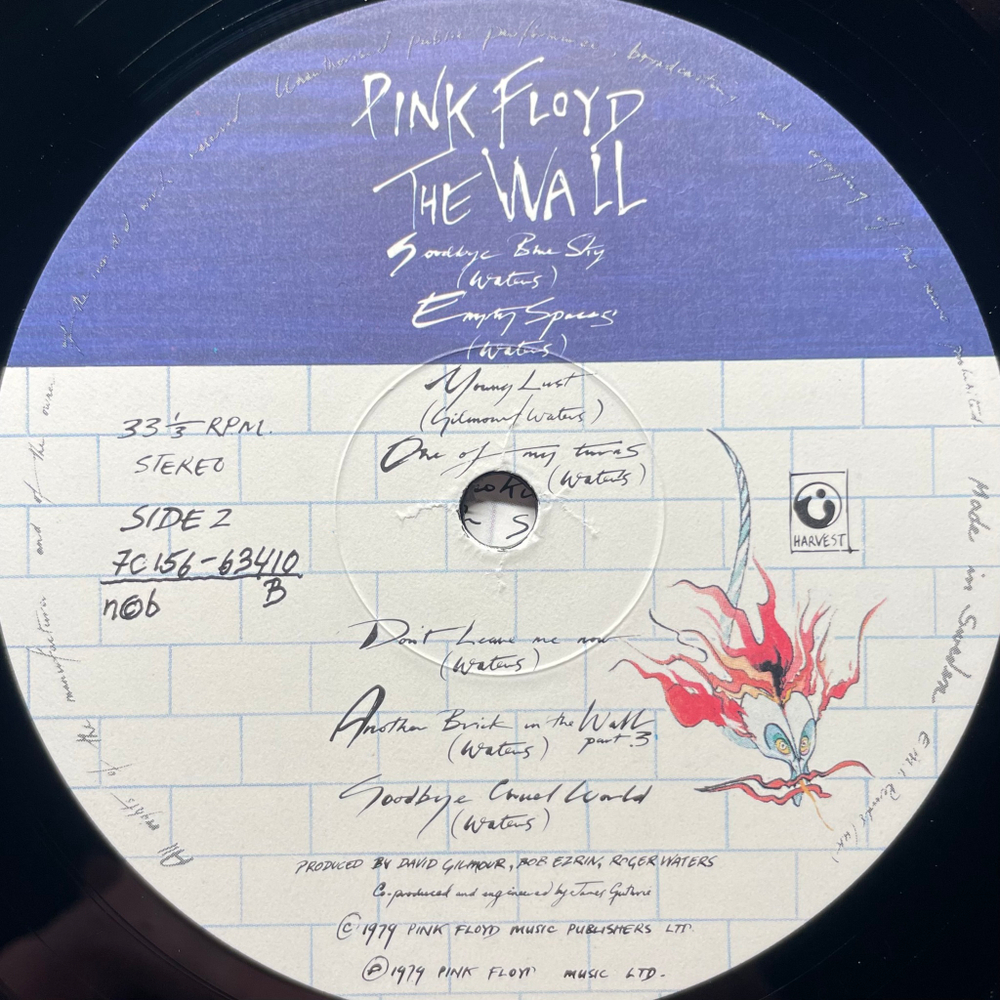 Pink Floyd - The Wall 2LP (Швеция 1979г.)