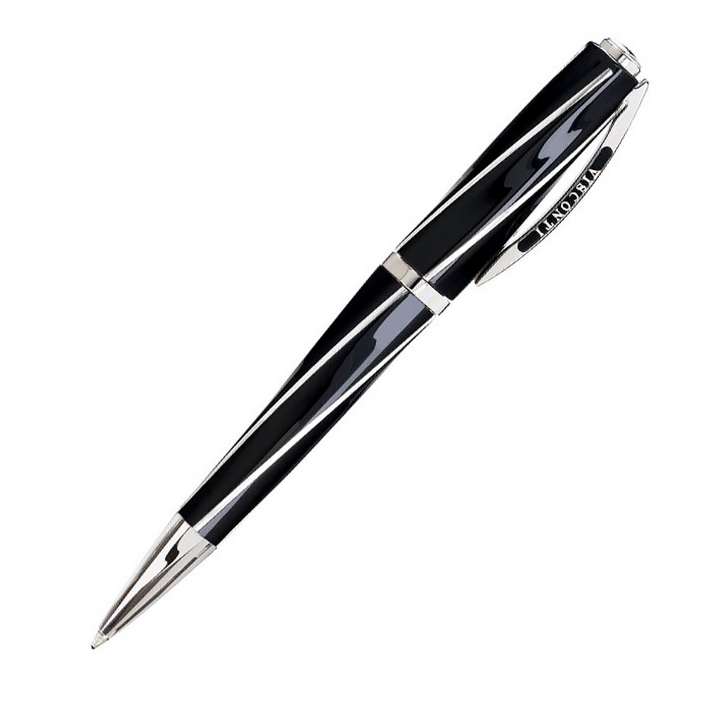 Visconti Divina Black черная смола ребра серебро 925пр (Vs-265-02)