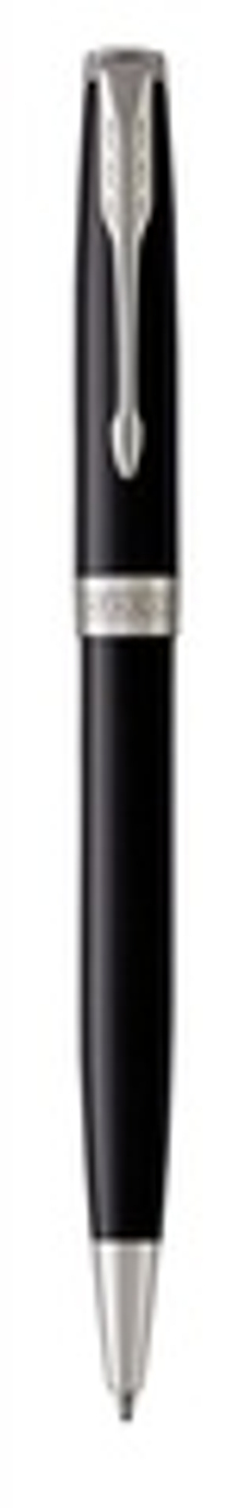 Шариковая ручка Parker Sonnet , Lacquer Deep Black CT, стержень: M, цвет чернил: black , в подарочной упаковке