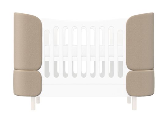 Комплект чехлов для кроватки-трансформера KIDI Soft (бежевый)