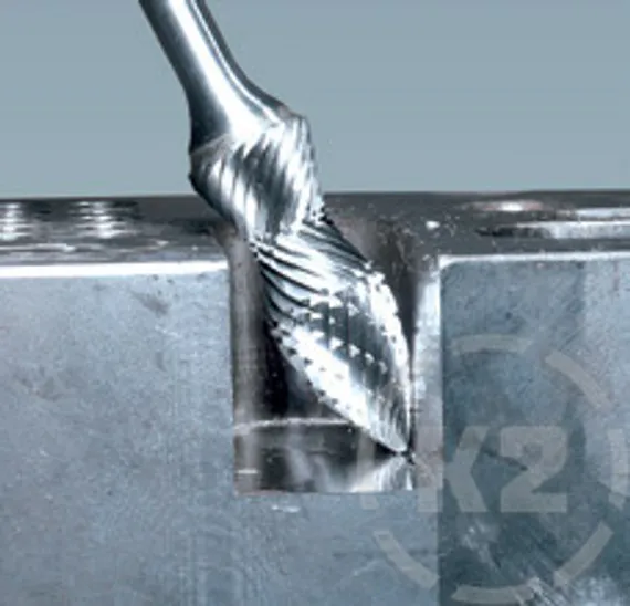 Комбинированная борфреза Karnasch Curve + Парабола с заостренной головкой